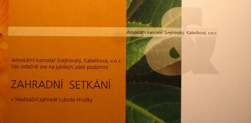 Meditační zahrada Luboše Hrušky, 14. 9. 2010