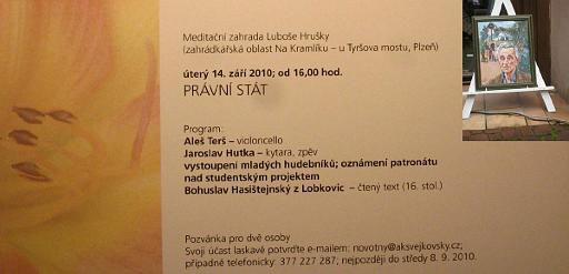 Meditační zahrada, 14. 9. 2010